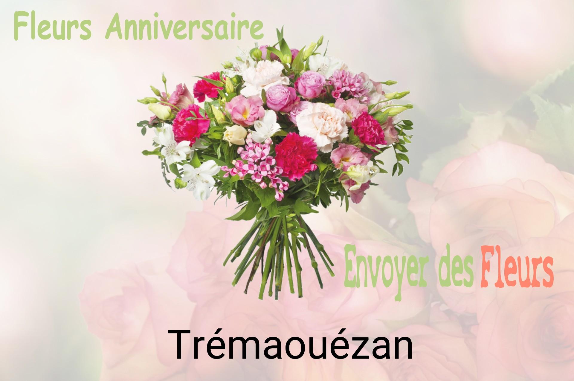 Bouquet de fleurs d’anniversaire livré à Trémaouézan