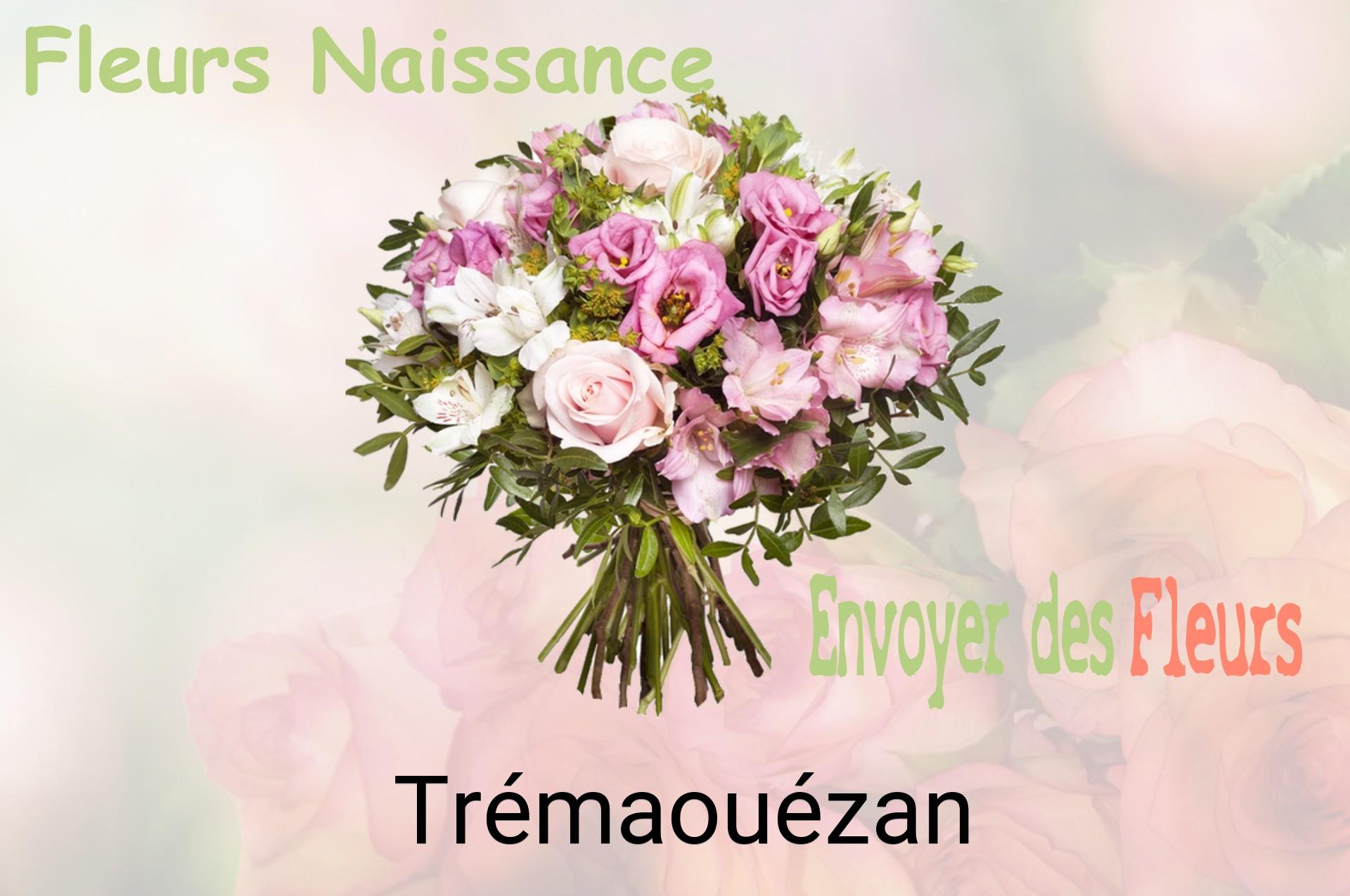 Bouquet de fleurs de naissance livré à Trémaouézan
