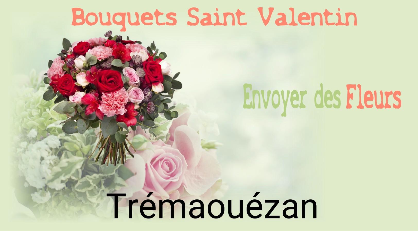 Roses de Saint-Valentin livrées à Trémaouézan